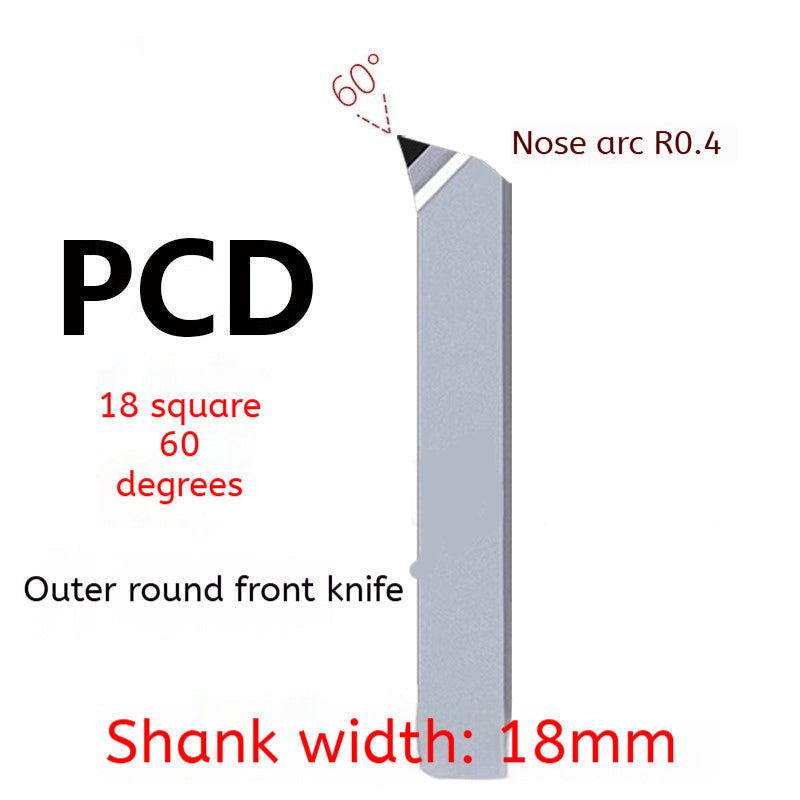 1163-PCD diamond turning tool cylindrical plane super bright CBN boron nitride tool 20 square 60/90 degrees gemstone knife non-standard Shandong Denso Pricision Tools Co.,Ltd.